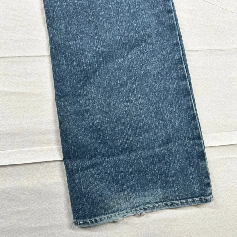 Vintage Silver Jeans Womens 28 Aiko Low Rise Flare Denim Blue Y2K Retro Bell